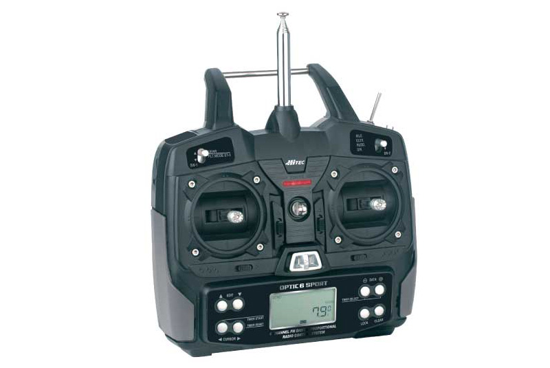 Радиоаппаратура OPTIC 6 SPORT, 40Мгц, FM, 6 каналов, M2, 3 серво микро ...